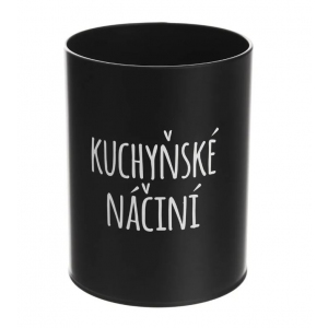 Stojan plech Kuchyňské náčiní BLACK