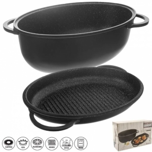 Pekáč Orion GRANDE AROMA ovál oboustranný 43x30x18 cm