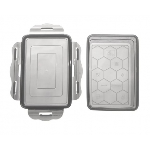 Dóza UH s těsněním GREY Prim obd. 0,85 l šedá