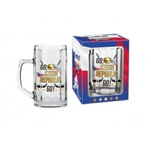Půllitr MS v hokeji GO, CZECH REPUBLIC, GO! 500 ml