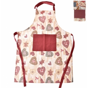 Zástěra kuch. bavlna SRDCE