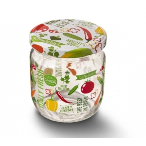 Sklenice zavařovací+víčko Fruit 0,425 l