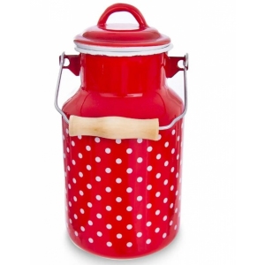 Konvice na mléko smalt TEČKA 2 l