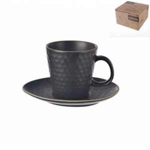 Hrnek kamenina+podšálek espresso TEA TIME 0,1 l