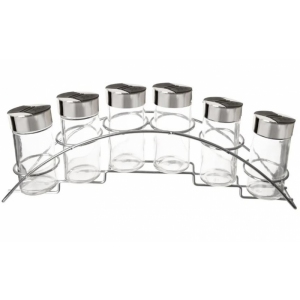 Kořenka sklo/UH 6 ks+stojan kov