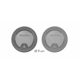 Tescoma víčka na sklenice FAME, 2 ks, barva zelená, růžová