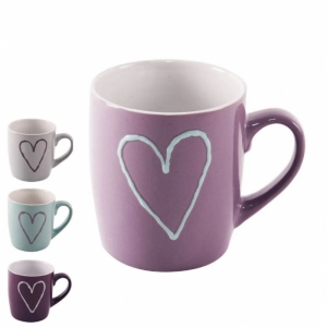 Hrnek ker. SRDCE 0,35 l mix