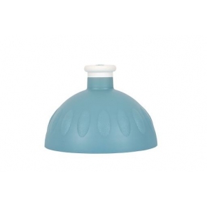 Víčko šedomodré/zátka bílá