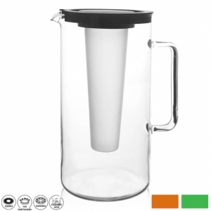 Džbán borosil. sklo+víčko mix UH, vložka na led 2,5 l