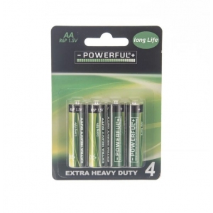 Baterie zinkové AA 1,5 V 4 ks