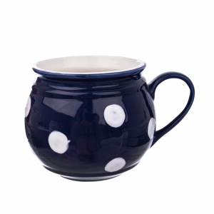 Hrnek keramický KRAJÁČ 0,75 l modrý