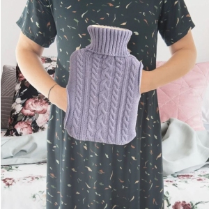 Termofor guma/akryl/polyester svetr 1,6 l fialová