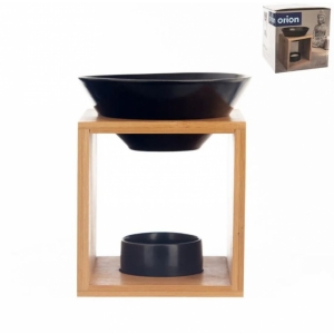 Aromalampa porc./bambus BLACK