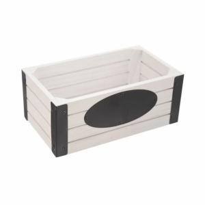 Bedýnka dřevo/kov Rustic 24x14x10 cm