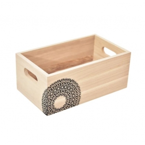 Bedýnka dřevo MANDALA 24x14x10 cm