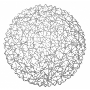 Prostírání papír pr. 35 cm šedá