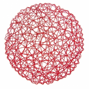 Prostírání papír pr. 35 cm červená