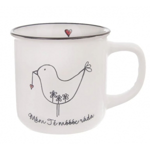 Hrnek Bird Mám tě ráda 0,37 l