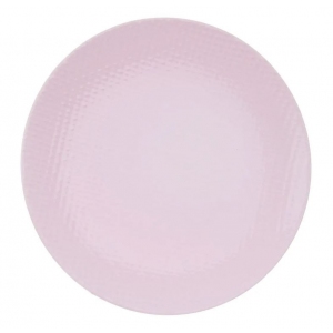 Talíř ker. dezert. RELIEF kulatý pr. 21 cm růžová