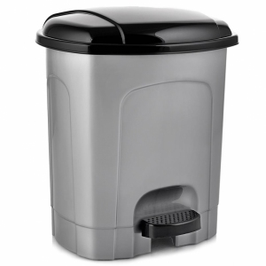 KOŠ ODP. UH S PEDÁLEM 50 L ŠEDÁ