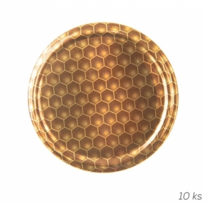 Víčko kov Twist 82 včelí plástev 10 ks