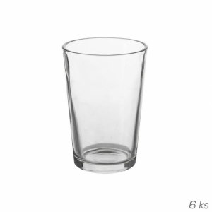 Sklenice 0,2 l, 6 ks