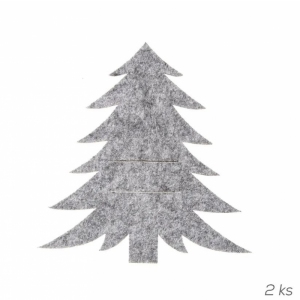 Kapsa na příbory polyester STROMEK 2 ks šedá