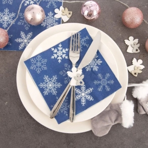 Ubrousek papír VLOČKA 20 ks 33x33 cm