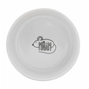 Miska ker. pro kočky MAZLÍČCI pr. 12 cm