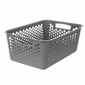 Košík UH Art 36,5x25,5x14,5 cm šedá