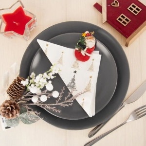 Ubrousek papír STROMEK 20 ks 33x33 cm zlatá