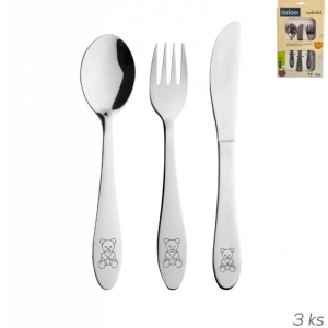 Příbory nerez dětské 3 ks BEAR