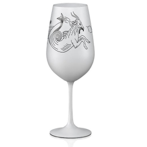 Sklenice na víno Kozoroh 550 ml | Bílá