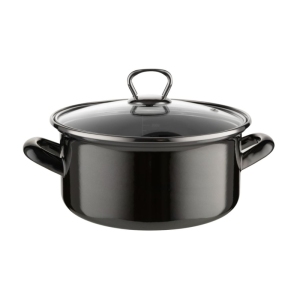 Kastrol SMALTOVANÝ S POKLIČKOU 20CM 2,9L METALICO