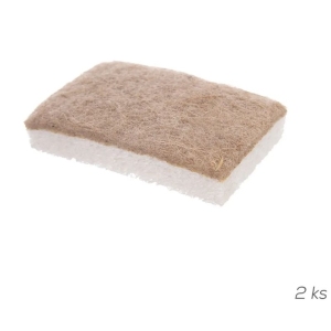 Houba na nádobí celulóza/sisal 2 ks EKO