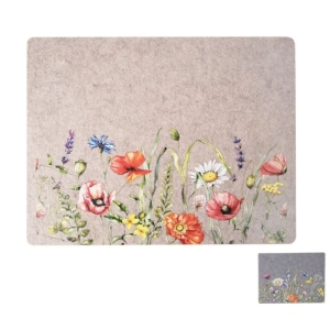 Prostírání polyester jarní květy 45x35 cm