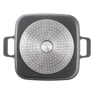 Pekáč GRANDE oboustr.+fritéza 32,5x24,5x16,5 cm skl. víko