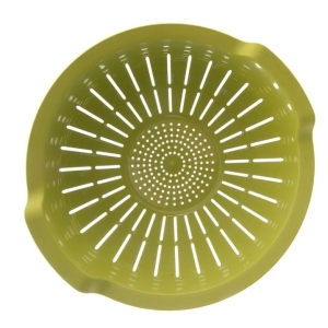 Cedník UH+miska ELA pr. 25 cm zelená