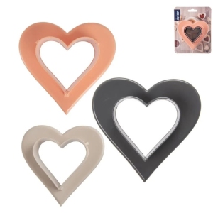 Vykrajovačka UH srdce 3 ks mix