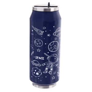 Termoska-plechovka nerez 0,5 l vesmír