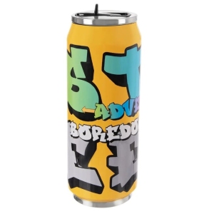 Termoska-plechovka nerez 0,5 l street