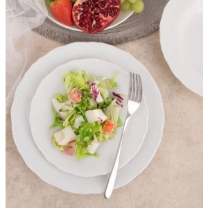 Talíř porcelánový dezertní MONA lem ¤ 19 cm