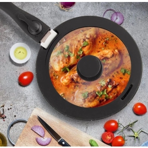 Poklice borosil. sklo/silikon GRANDE COMBI pr. 29 cm