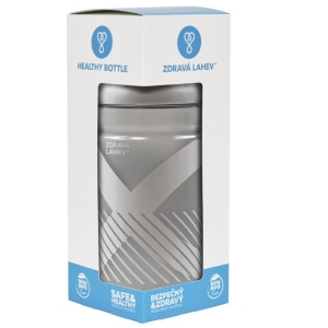 Zdravá lahev SPORT XO stříbrná 0,5l