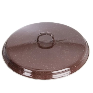 Poklice smalt BROWN 33 cm LEM