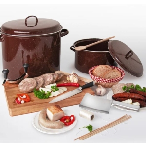 Poklice smalt BROWN 33 cm LEM