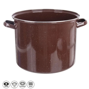 Hrnec smalt BROWN Lem 20 l