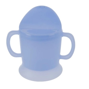 Hrnek UH dětský+pítko 0,23 l modrá