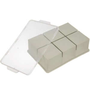 Forma na led TPE+PP víčko 6 zelenkavá