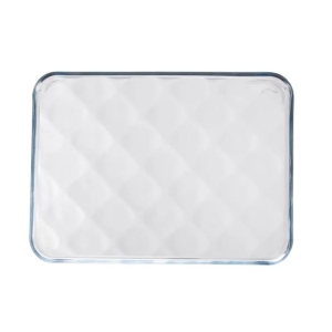 Tác borosil. sklo servírovací 33,4x24,4 cm